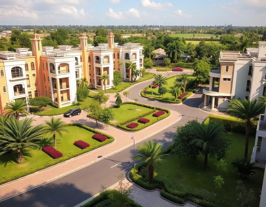 Gated residential society in South City, Ludhiana